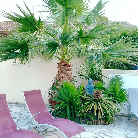 Дом отдыха Maison - De La Nartelle - Piscine Partagee - Parking - Bbq - Calme & Detente Au Reve D'azur- Check-in 20h Maximum Сент-Максим