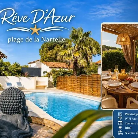Prázdninový dům Maison - De La Nartelle - Piscine Partagee - Parking - Bbq - Calme & Detente Au Reve D'azur
