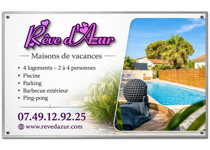 Ferienhaus Maison Julia Bord De - 2 - De La Nartelle - Maxime - Piscine Partagee - Parking - Bbq - Draps Inclus